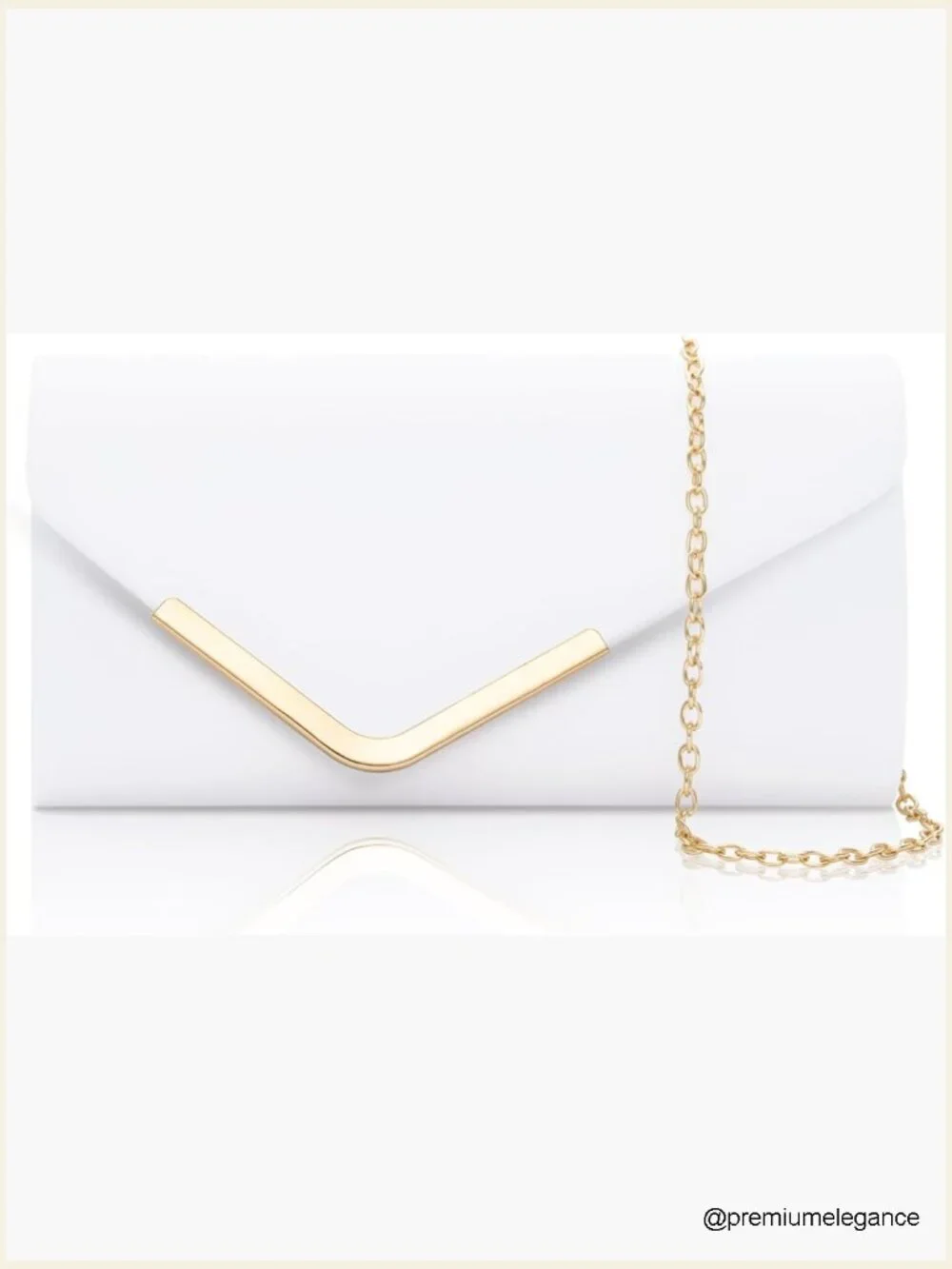 Shiny Sequin Envelope Clutch Evening Bag with Chain, Sparkly Party Prom Purse